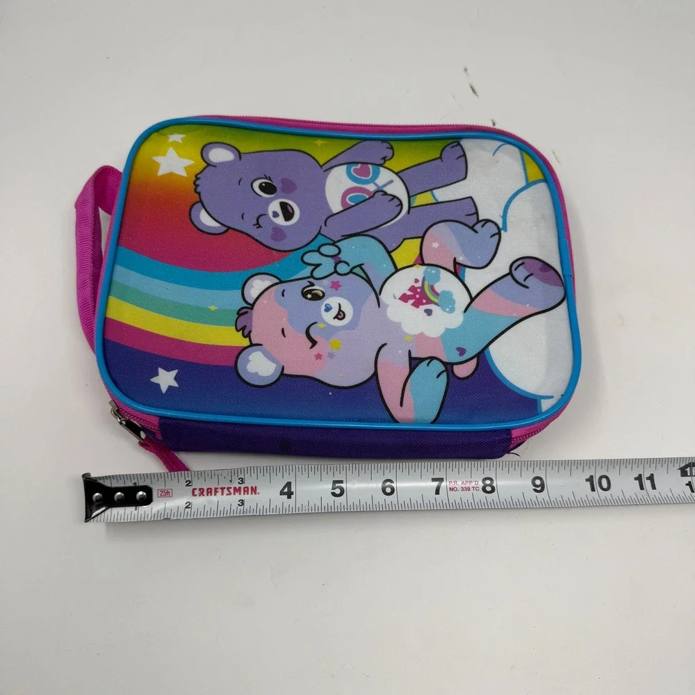 Care Bears Lunchbox Rainbow Share Bear Good Luck Bear Insulated‎ Bag